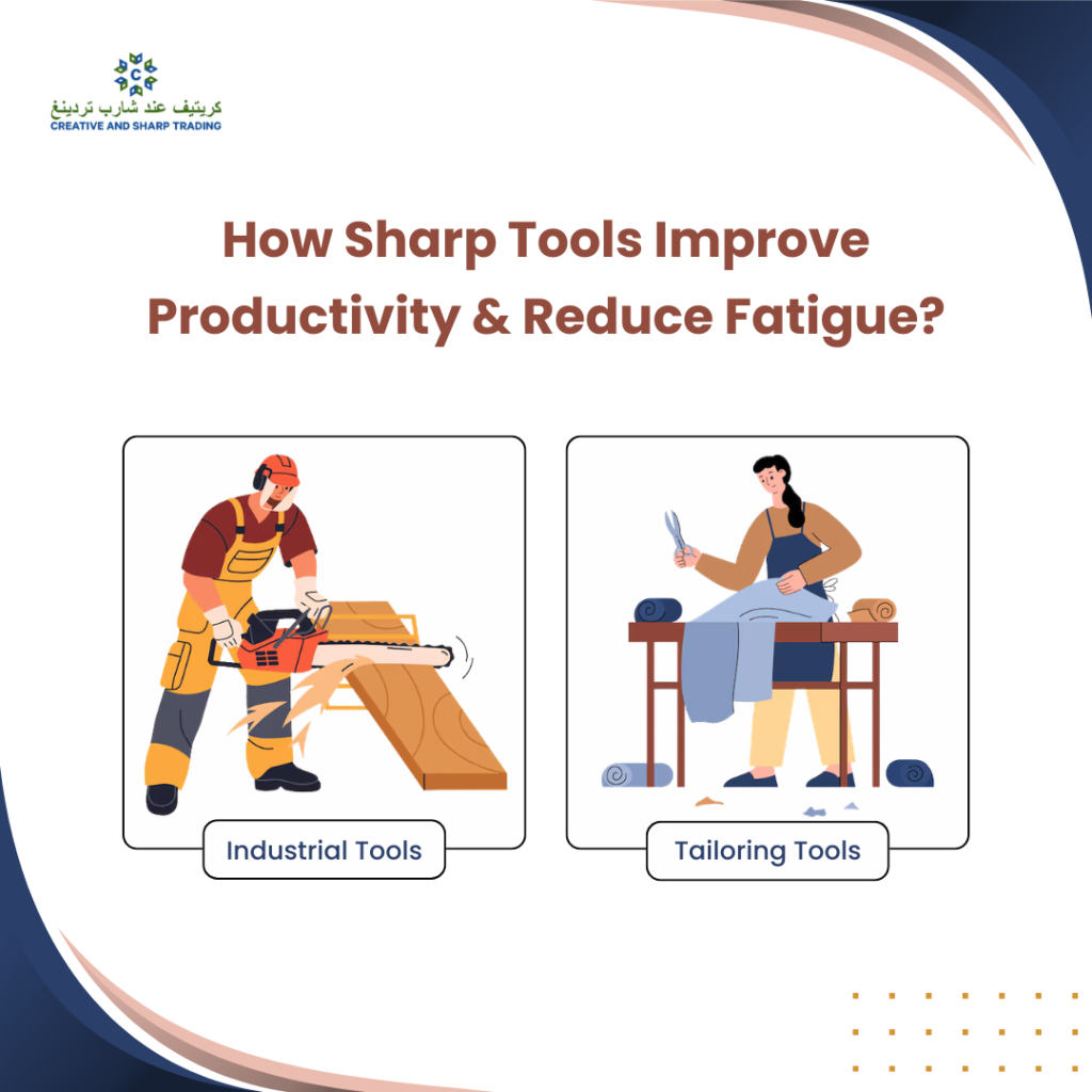 How Sharp Tools Improve Productivity & Reduce Fatigue